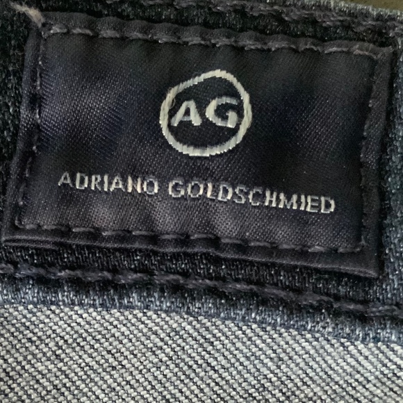 AG Adriano Goldschmidt The Abbey Mid Super Rise Skinny Jeans Dark Wash SZ 27 R - Picture 11 of 15